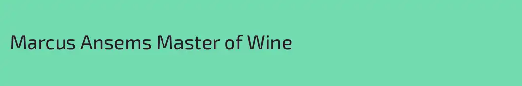 Marcus Ansems Master of Wine